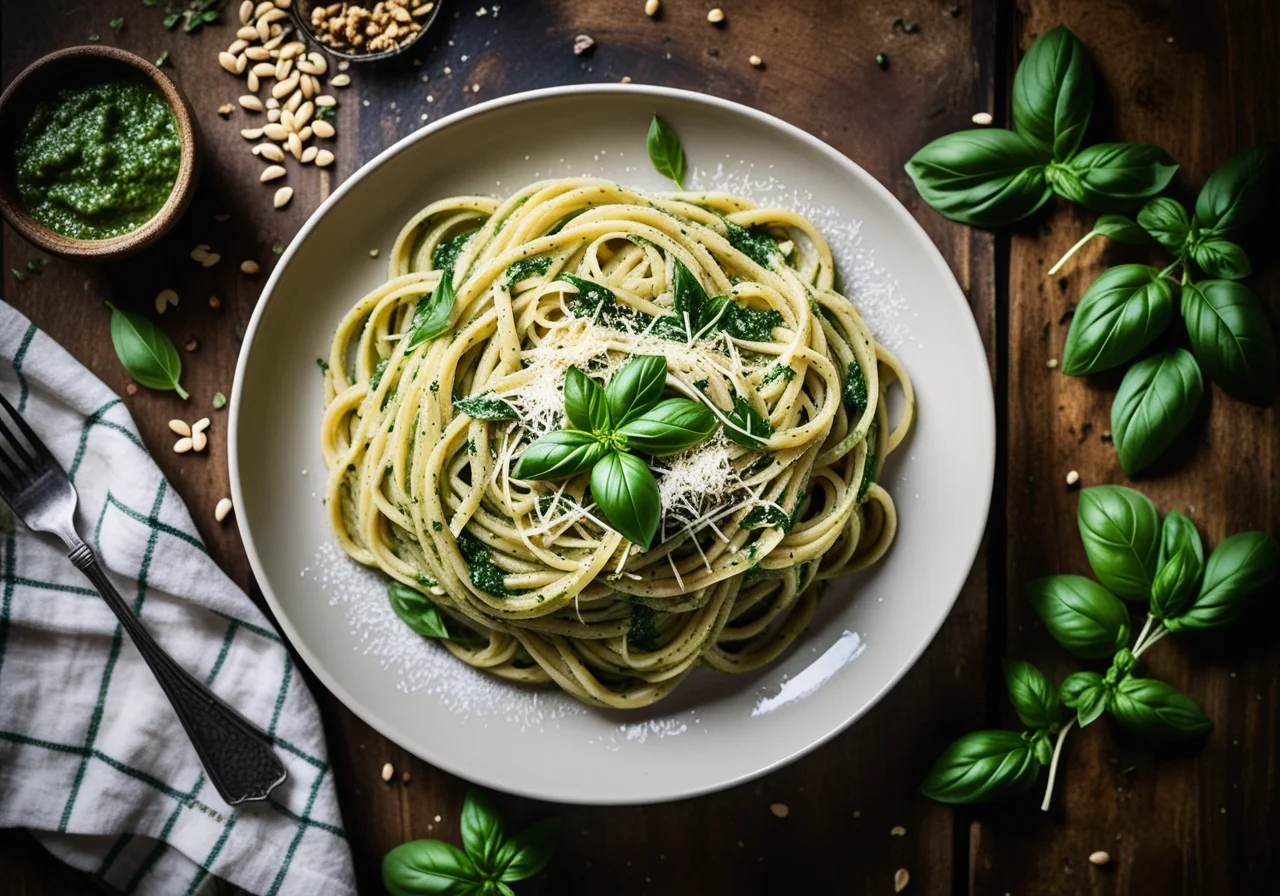 Linguine al Pesto Genovese