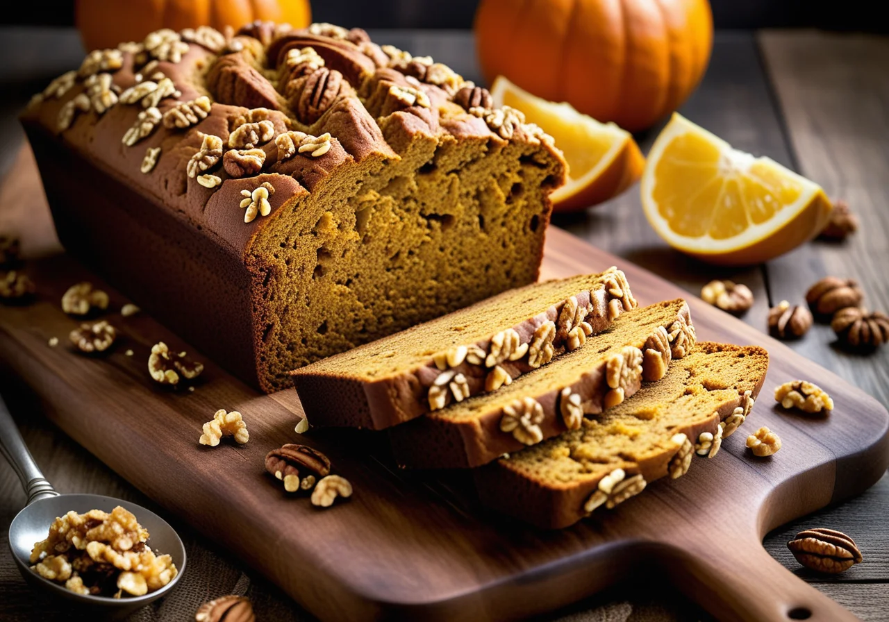 Pumpkin Walnut Cake