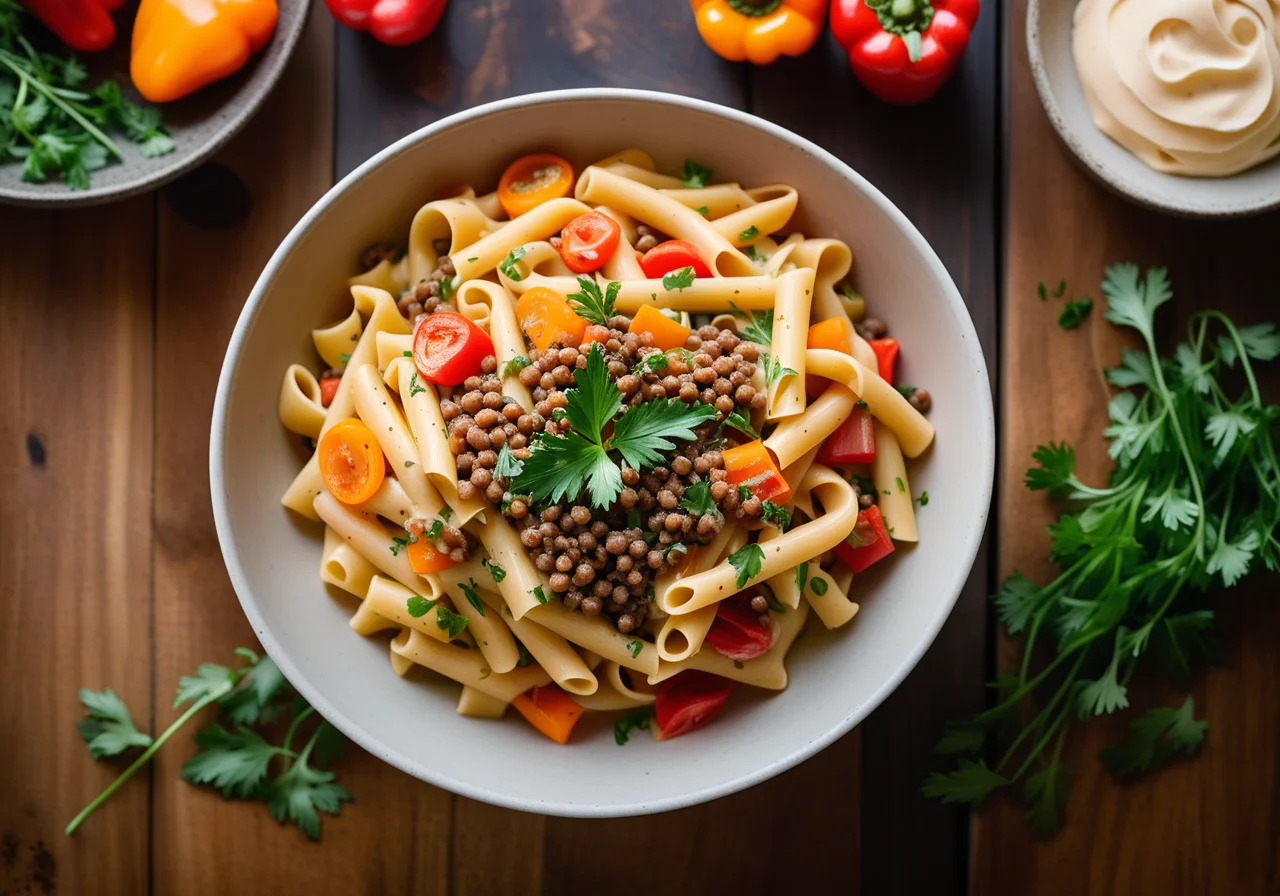 Pasta with Lentils