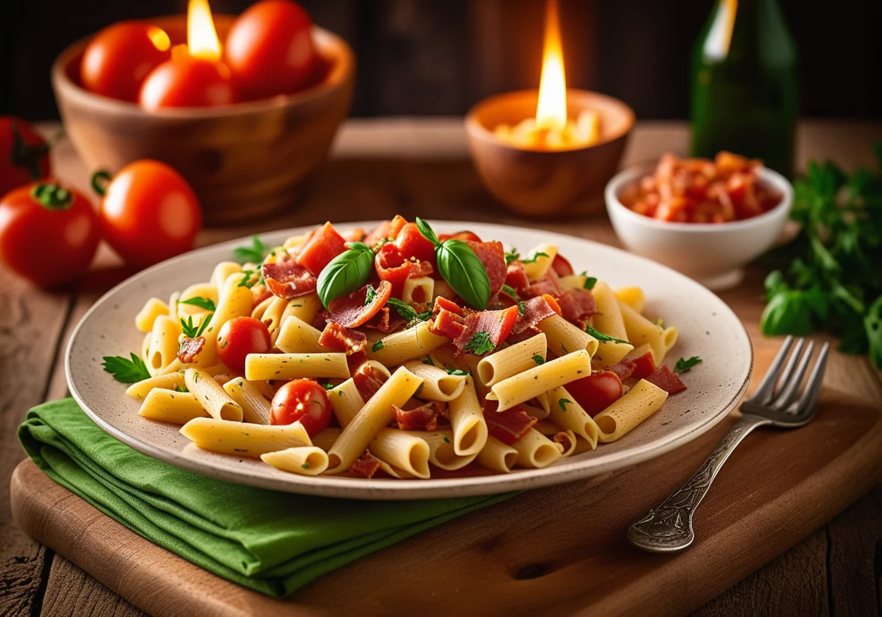 Hungarian-Style Pasta with Potatoes
