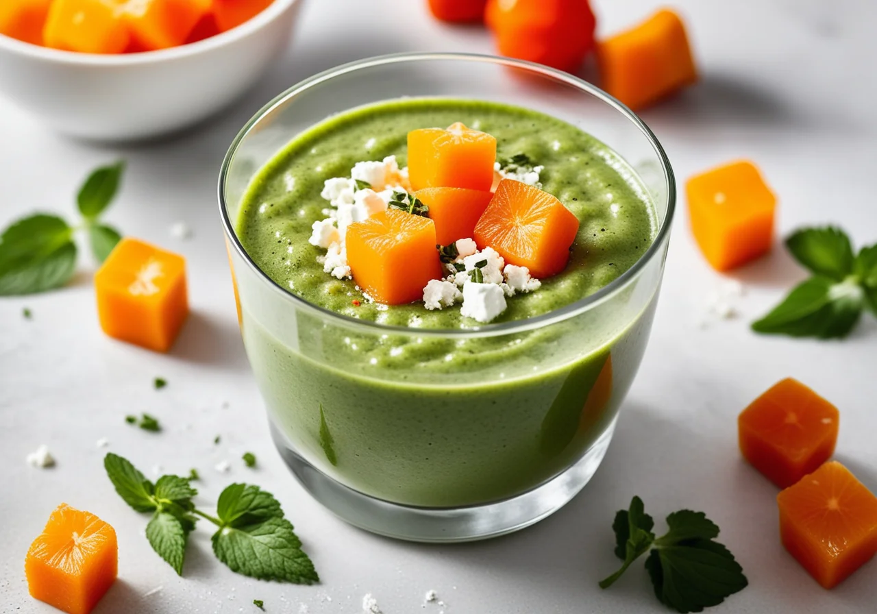 Paprika and Zucchini Smoothie