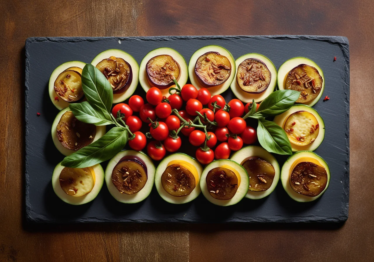 Goat Cheese Taler with Vegetables