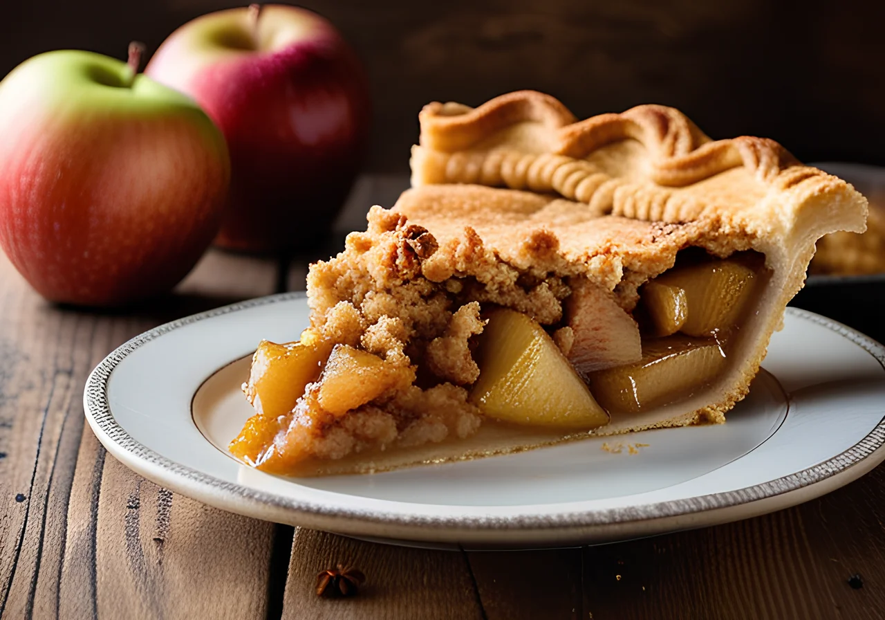 Healthy Apple Pie with Shortcrust