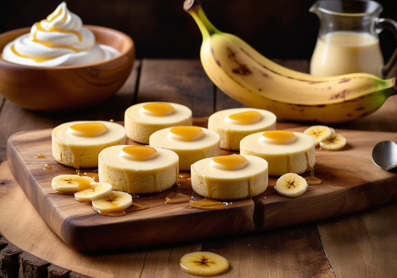 Baked Banana Stuffed with Cream Cheese