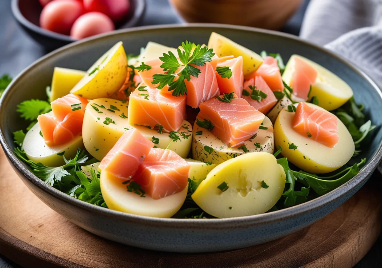 Smoked Salmon Potato Salad