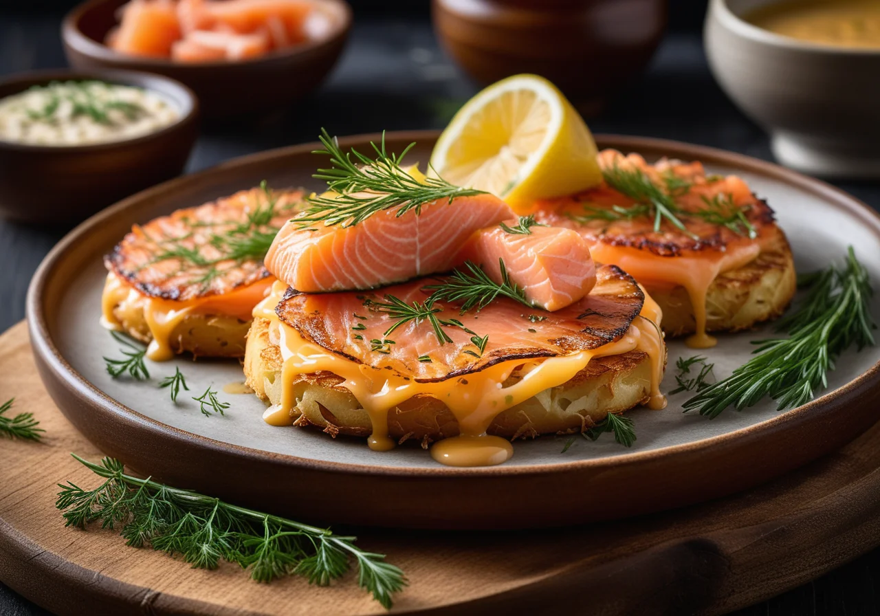 Marinated Salmon on Rösti
