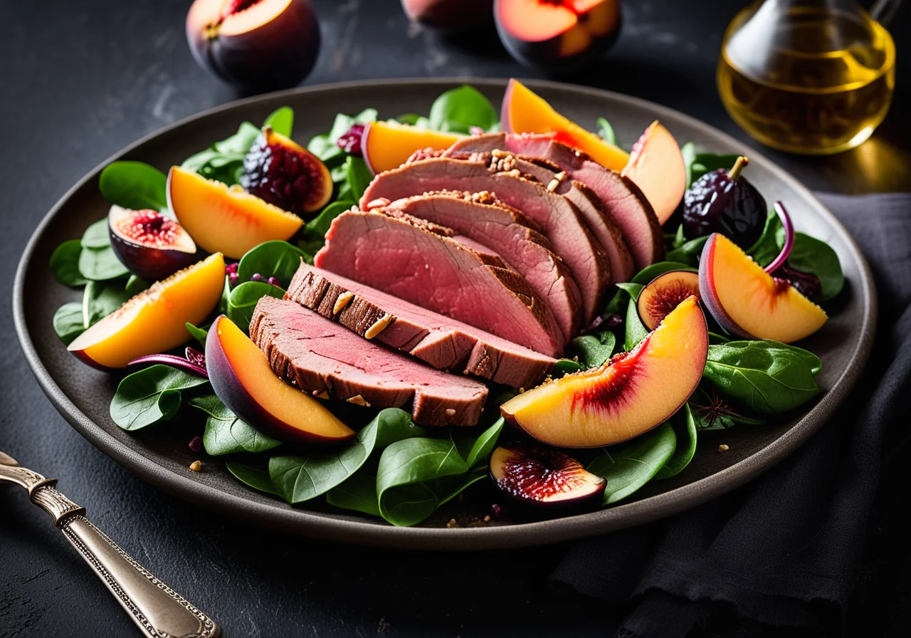 Roastbeef with Mixed Salad