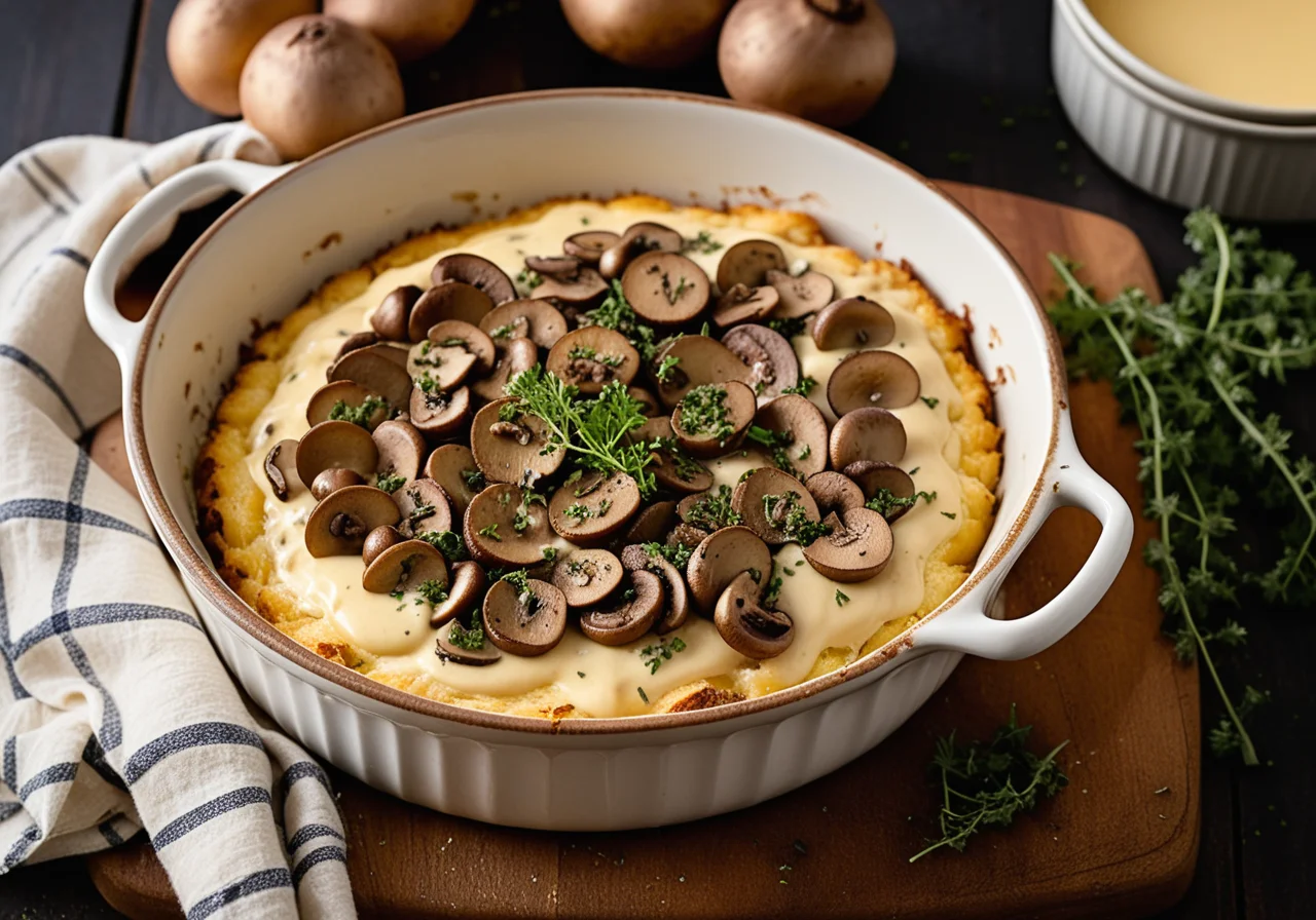 Potato and Mushroom Casserole