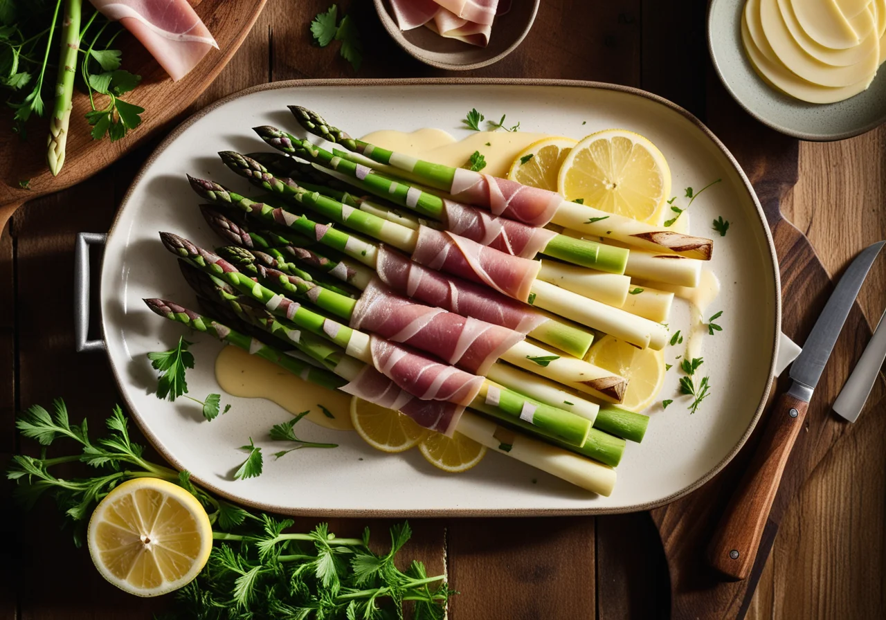 Asparagus with Serrano Ham