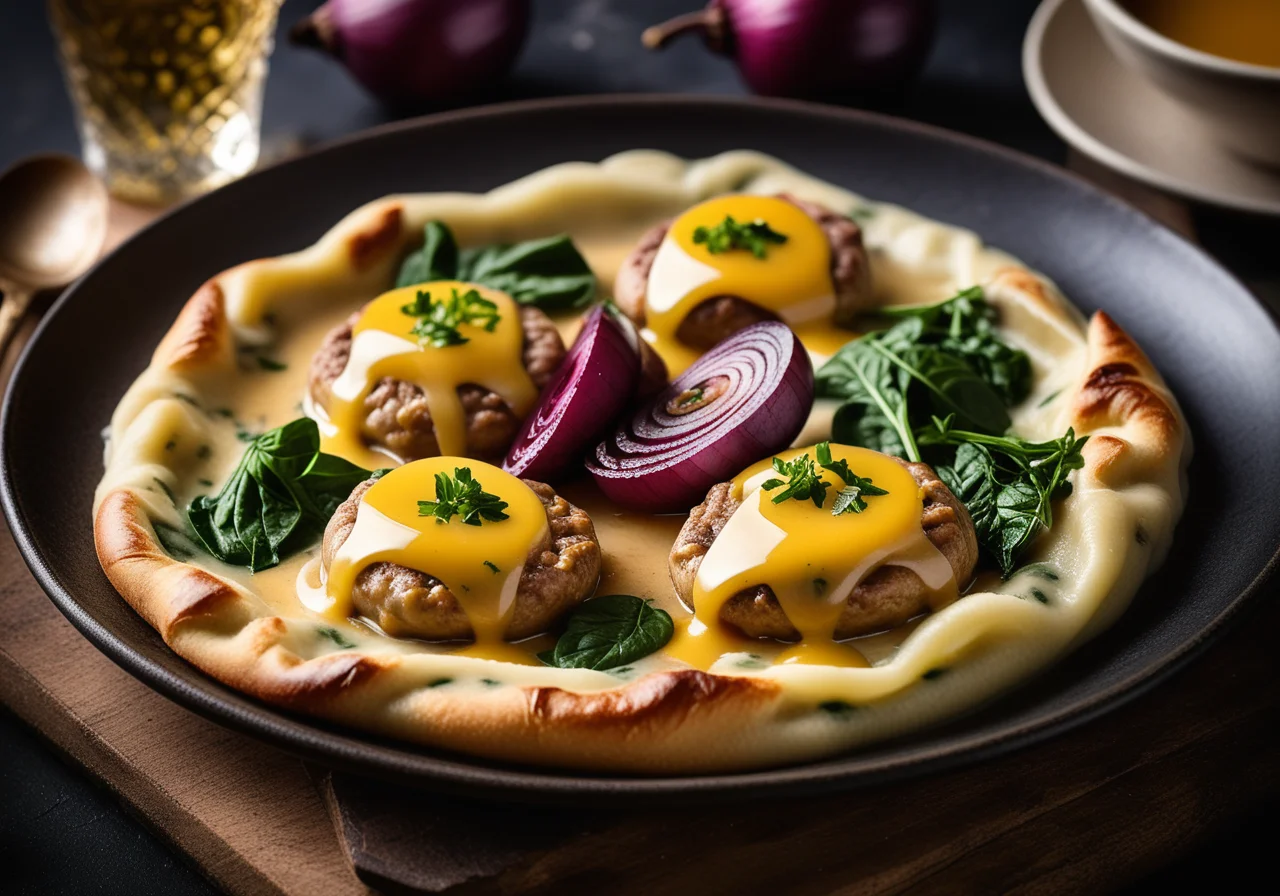 Maultaschen in Schmalzsoße