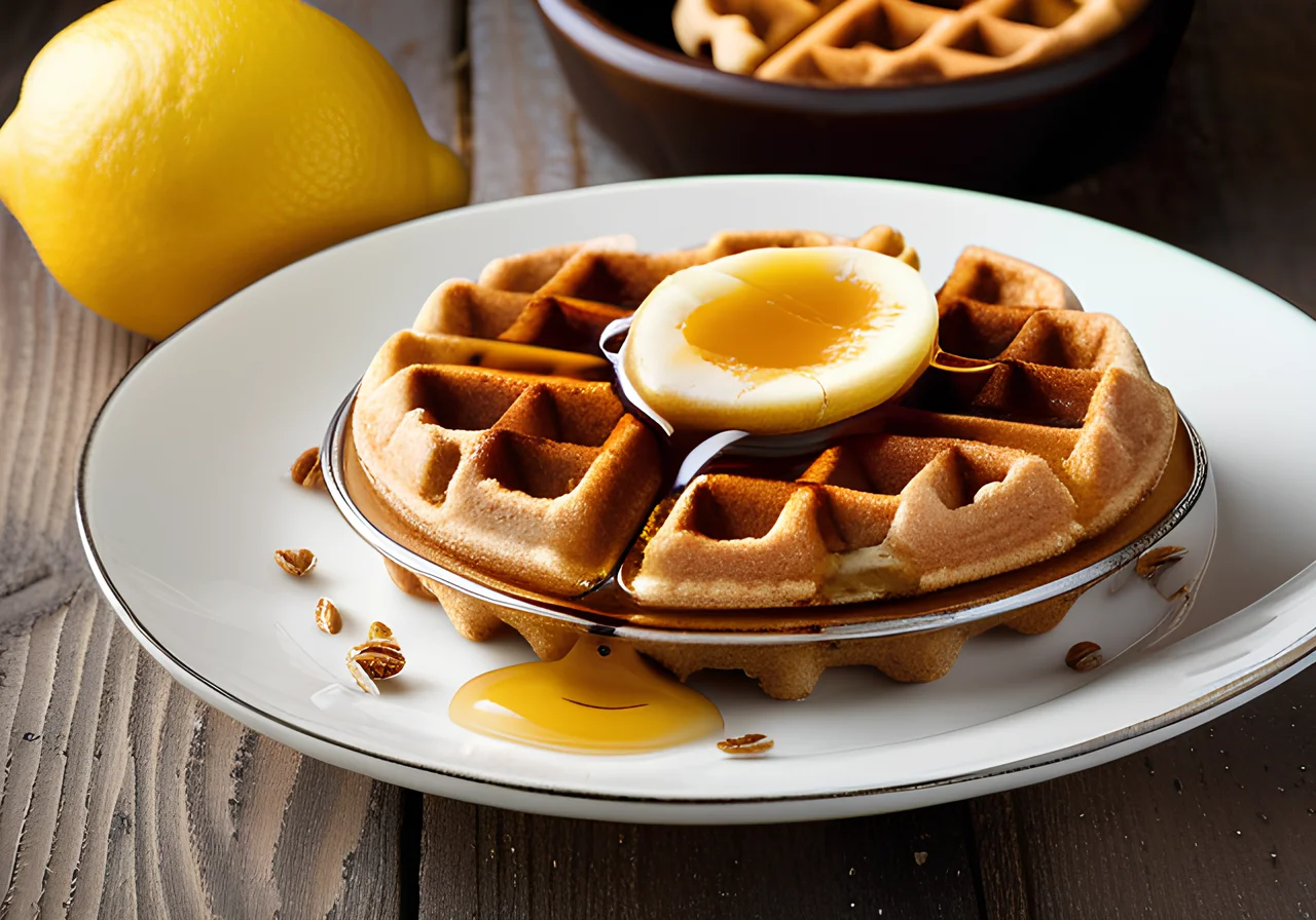 Sweet Oatmeal Waffles