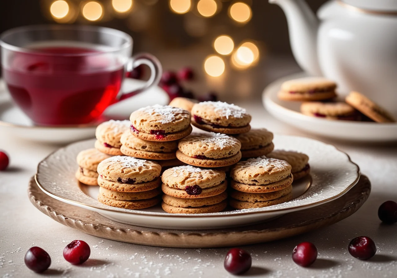 English Tea Biscuits with Cranberries