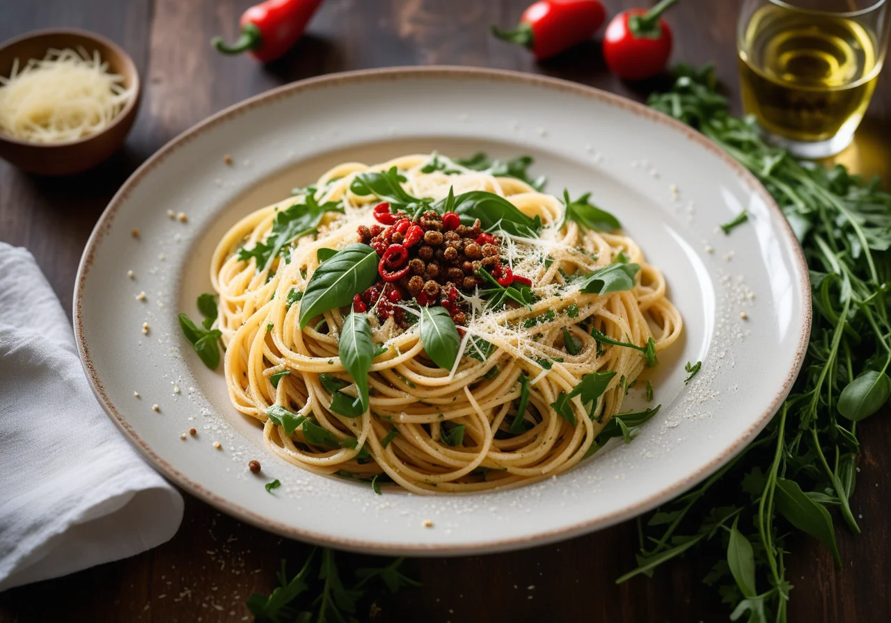 Noodles with Arugula