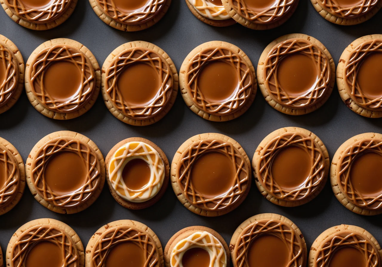 Cookies with Caramel Cream