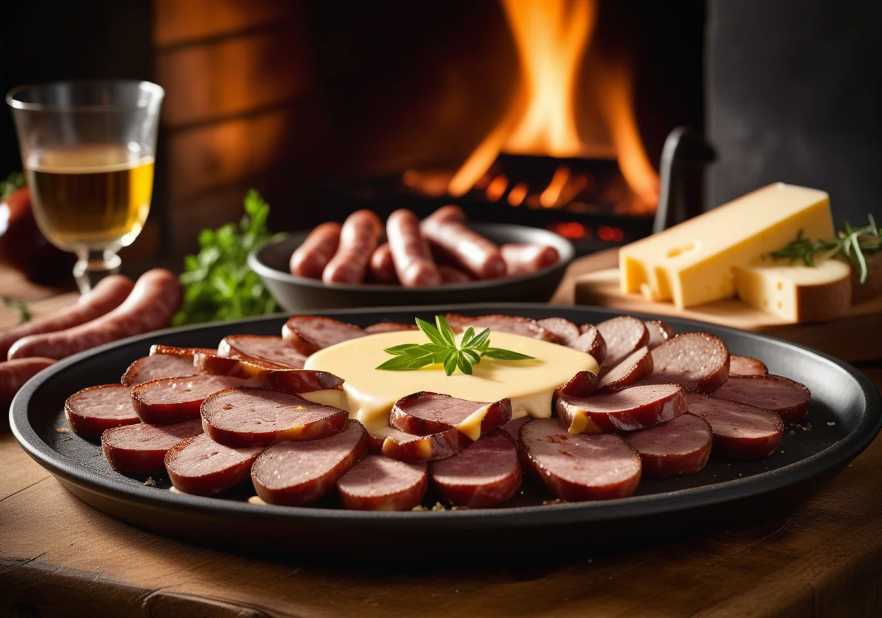 Cheese Sausage Raclette