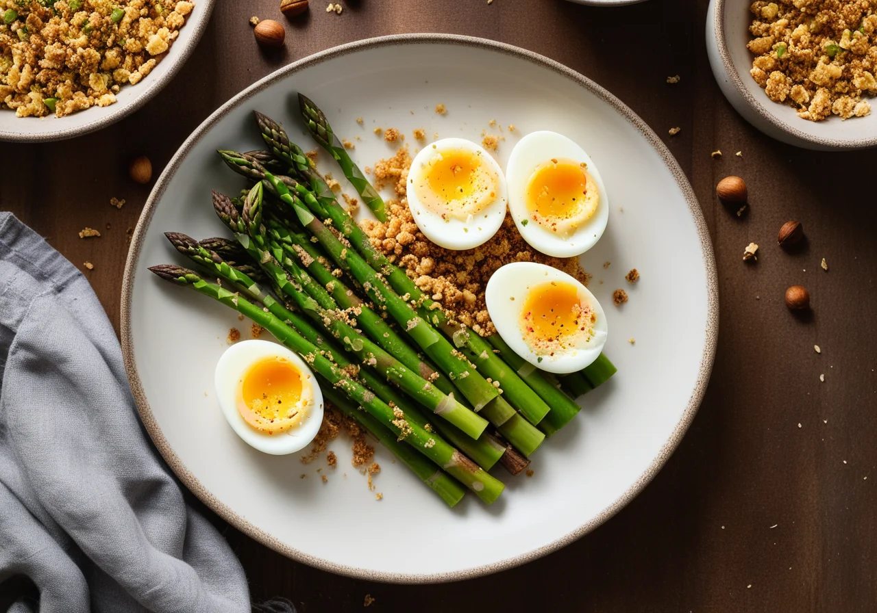 Asparagus with Breadcrumbs and Egg