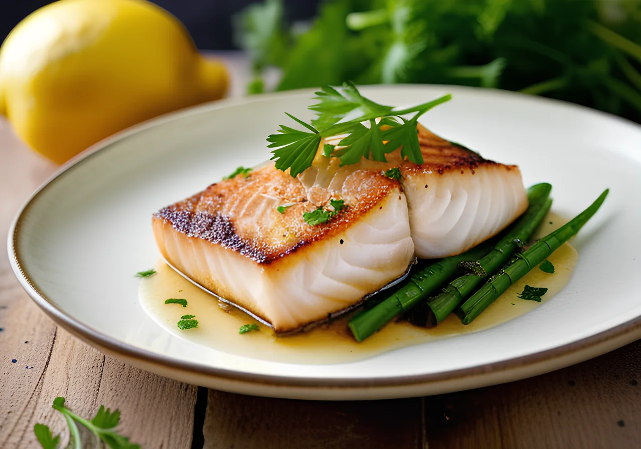 Pan-Seared Hake Fillets