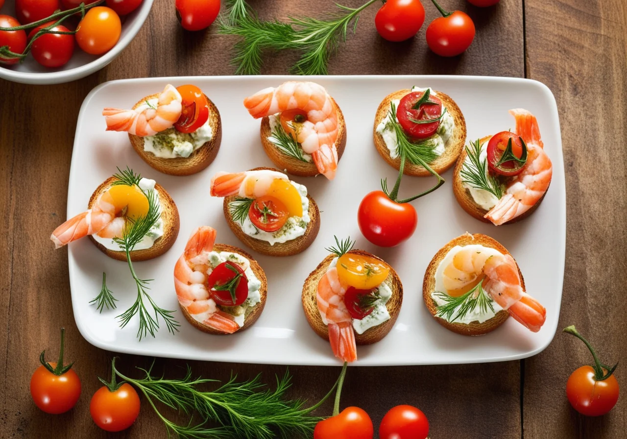 Colorful Canapé Platter