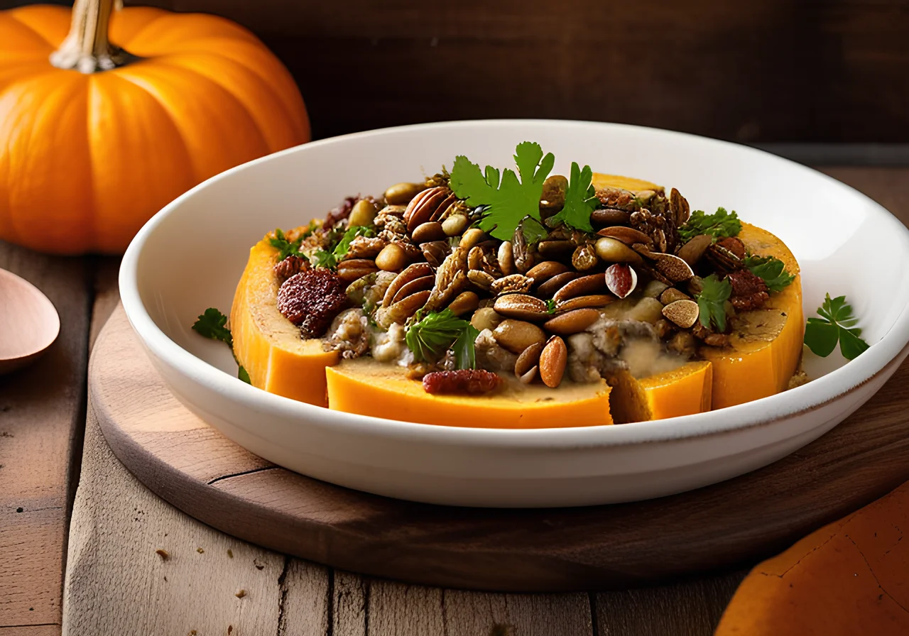 Pumpkin Sausage Gratin