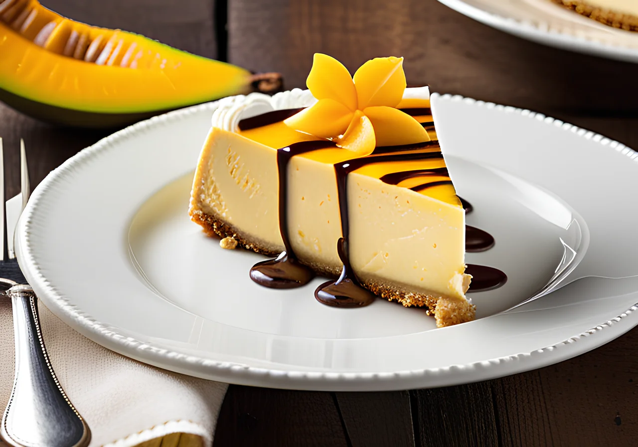 Cheesecake with Mango