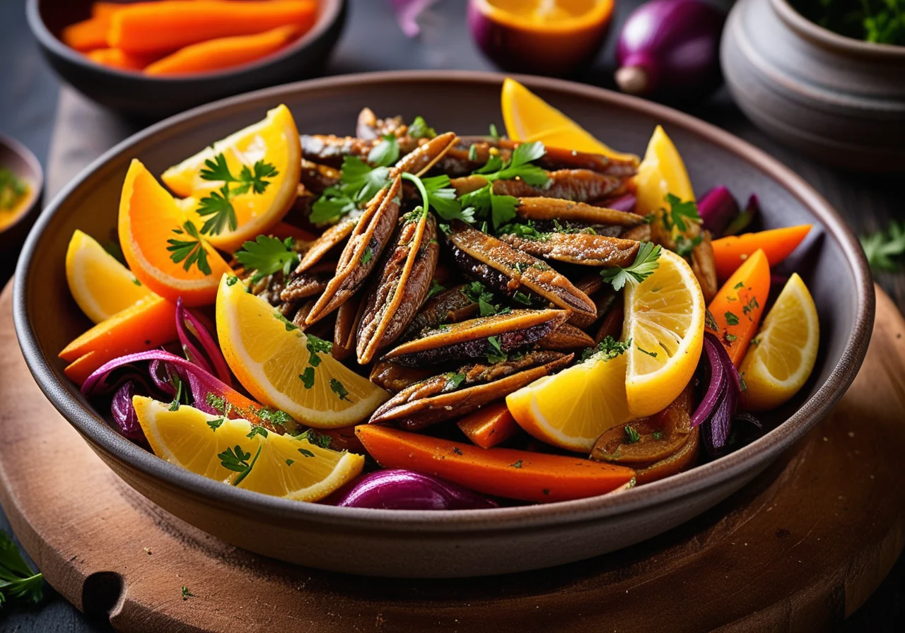 Tagine with Fish and Vegetables