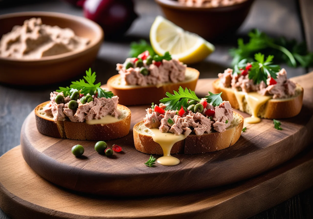 Crostini with Tuna Cream