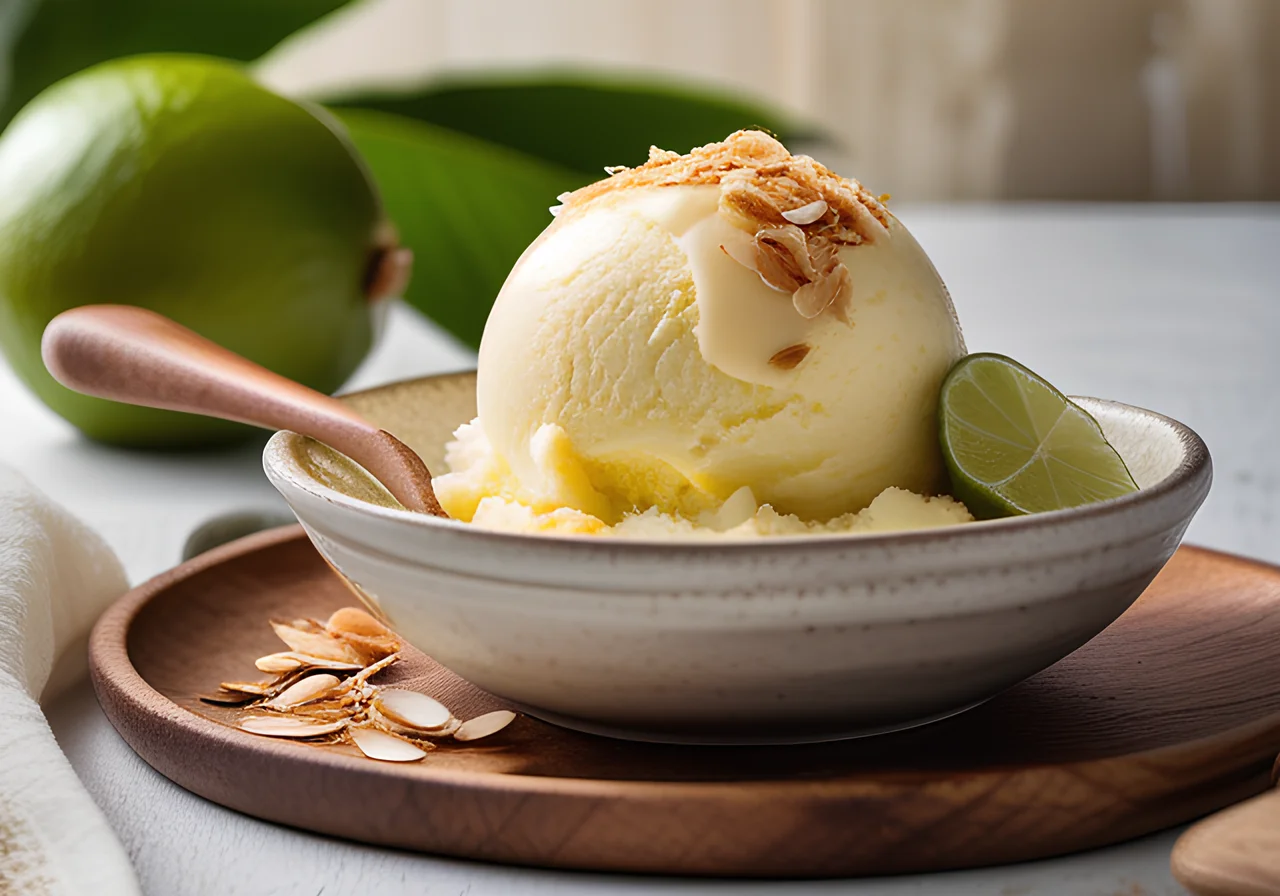 Lactose‑Free Coconut Ice Cream