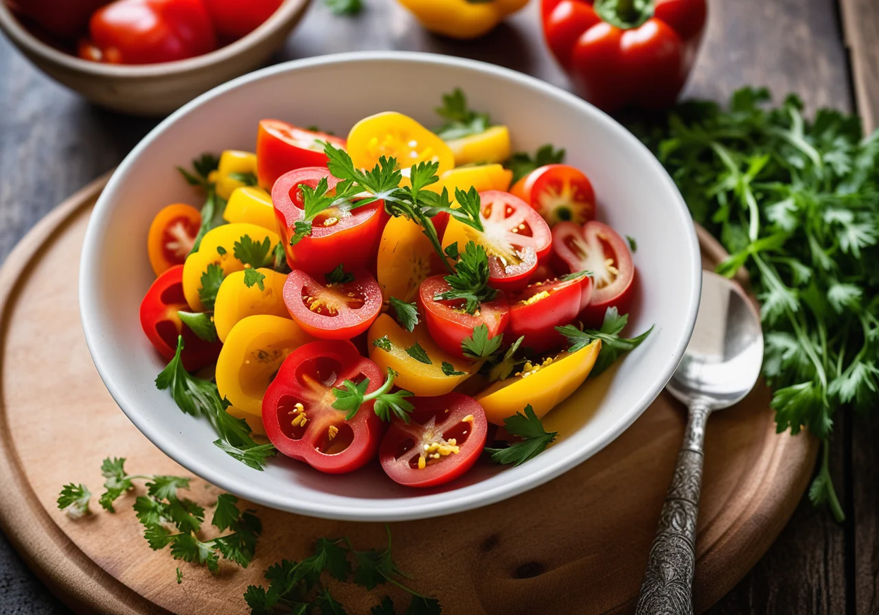 Quick Pepper Salad