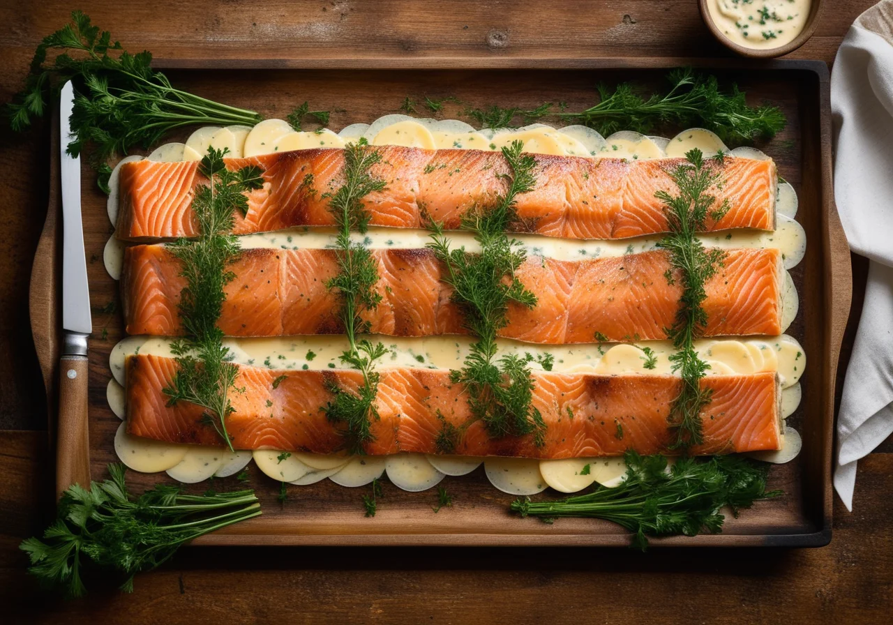Salmon Bake with Herbs and Potatoes