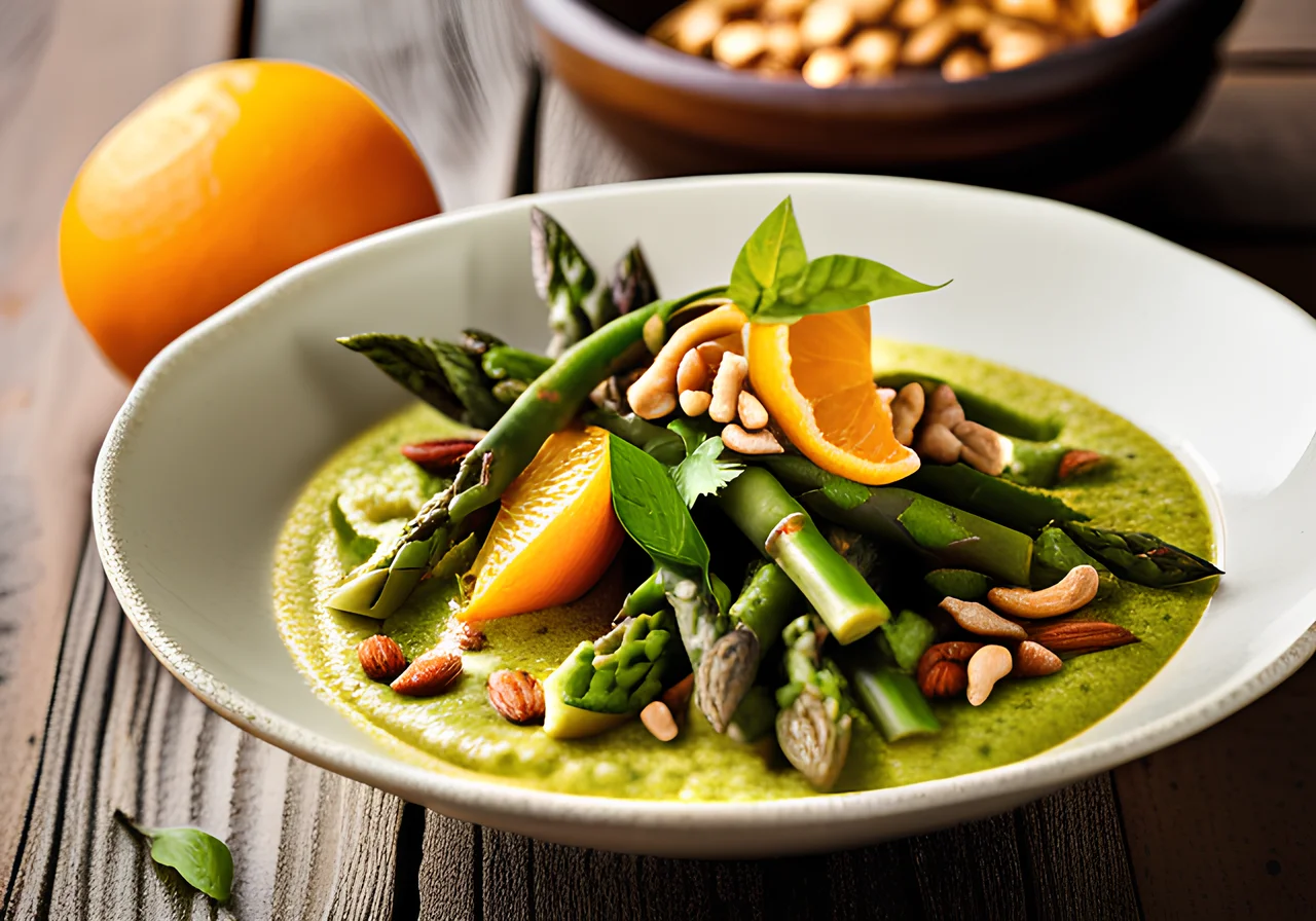 Vegetable Curry with Green Asparagus
