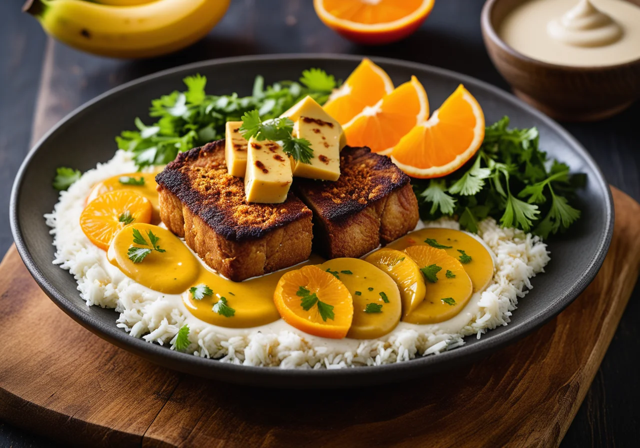 Steinbutt with Curry Sauce