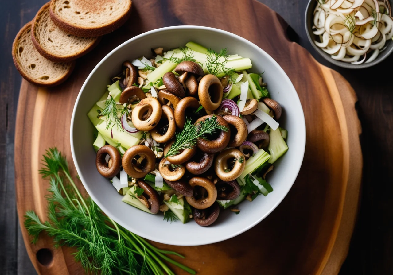 Spicy Mushroom Salad