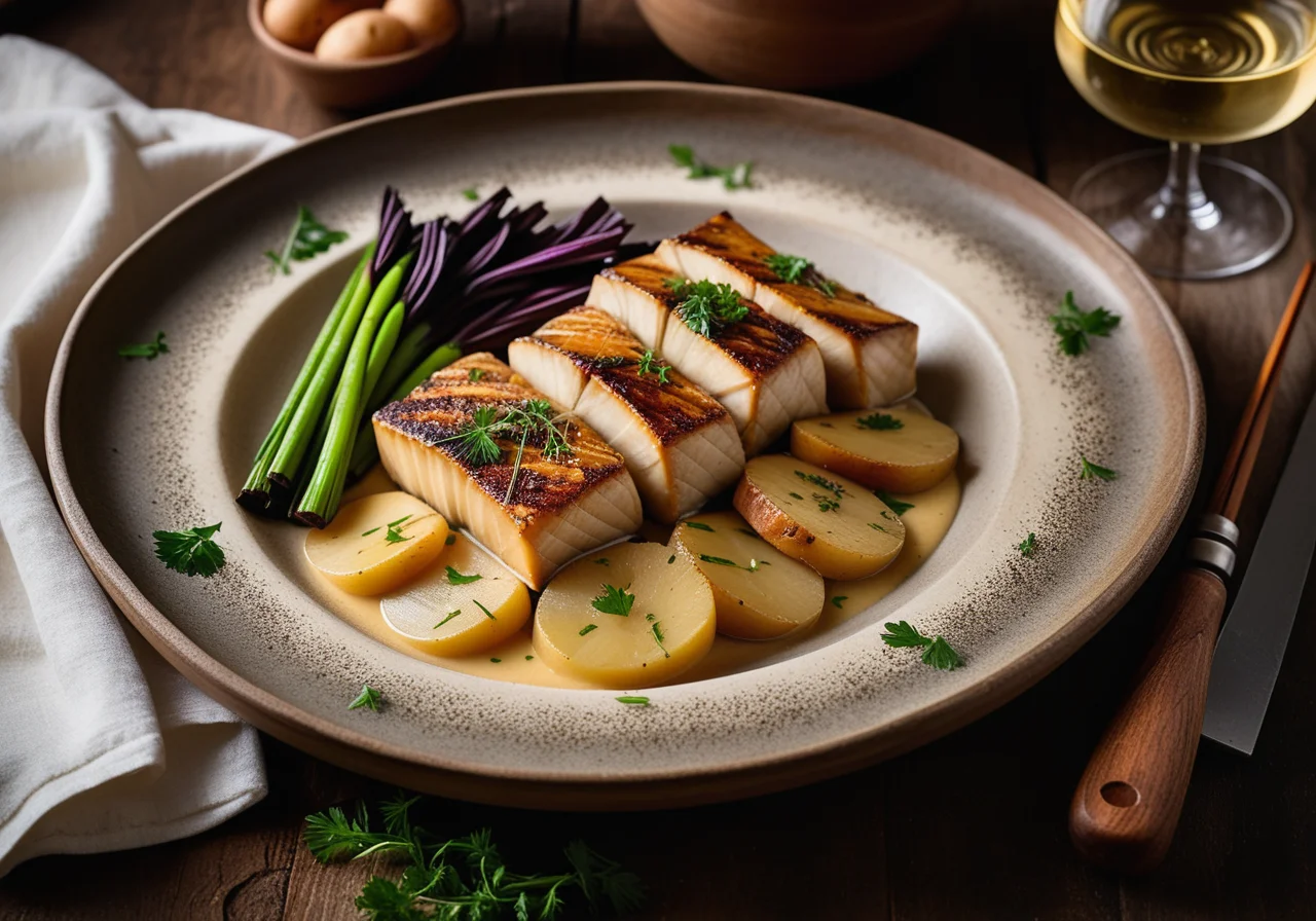 Carp with Vegetables and Potatoes