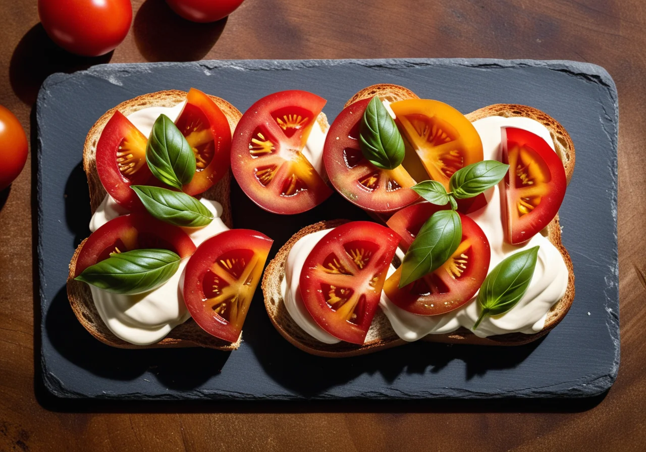 Bruschetta with Cream Cheese