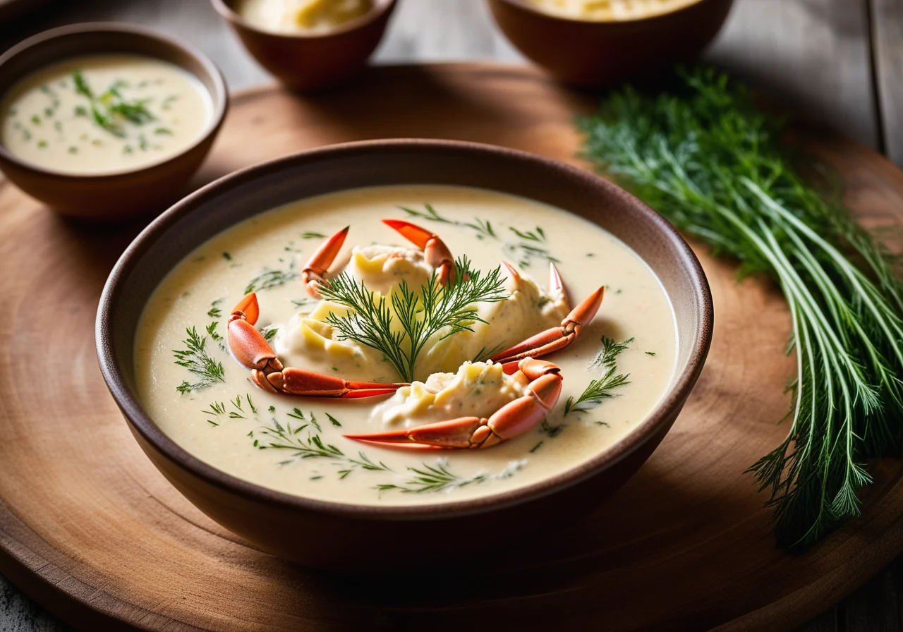 Creamy River Crab Soup