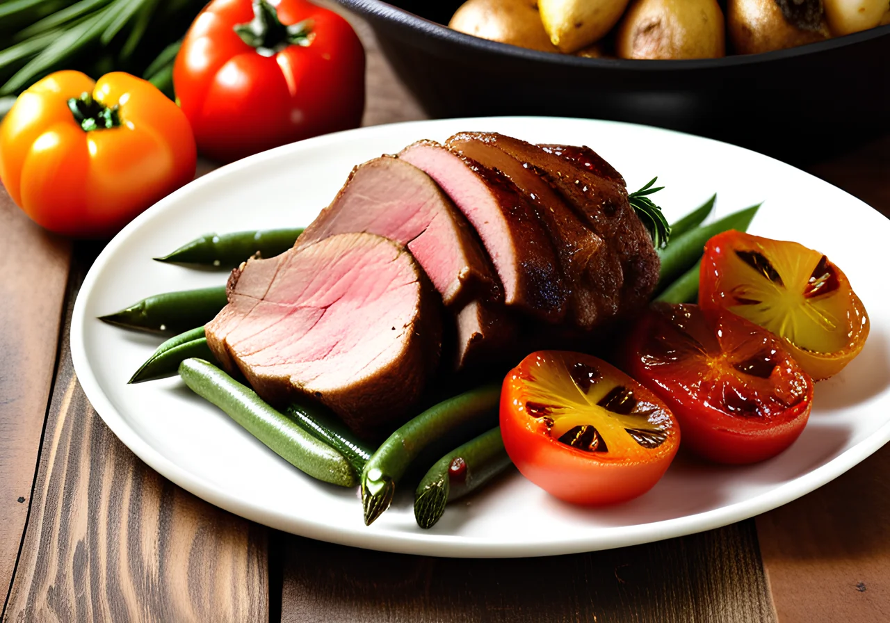 Braised Lamb Roast with Vegetables