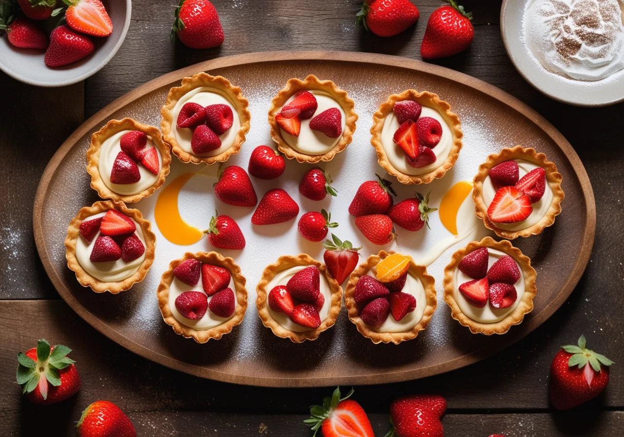 Mascarpone Tartlets with Strawberries