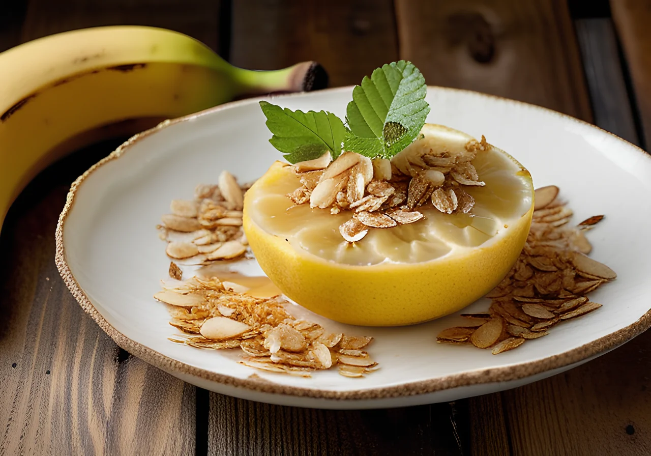 Baked Banana Without Dough