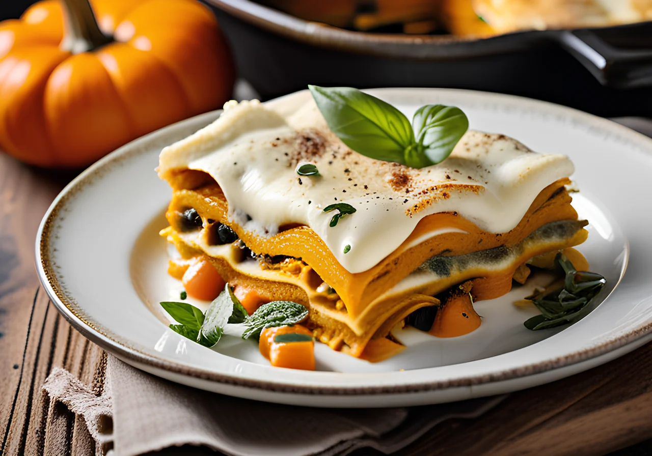 Vegan Pumpkin Lasagna