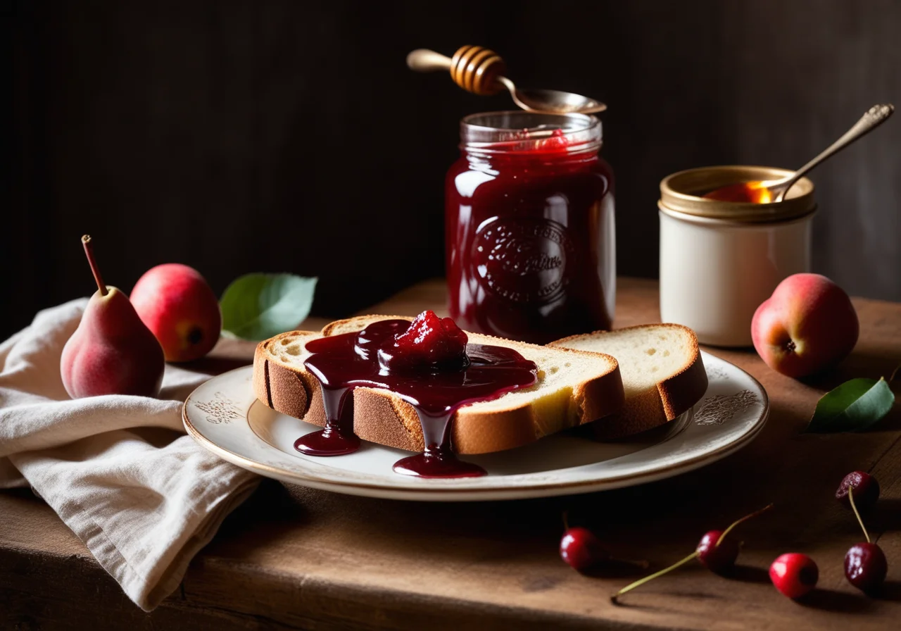 Hagebutten-Birnen-Marmelade