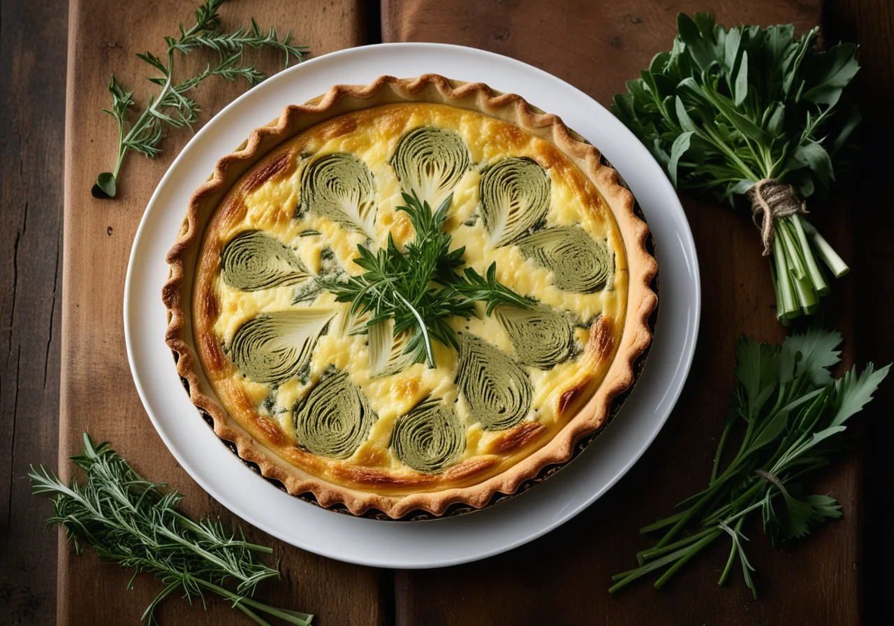 Artichoke Quiche