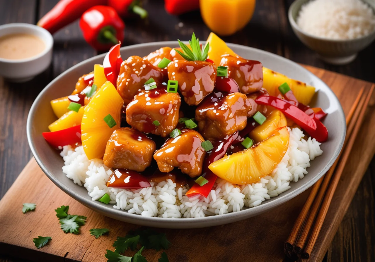 Sweet and Sour Chicken with Pineapple