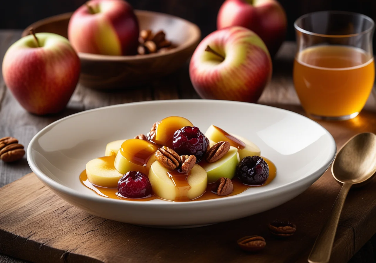 Roasted Apples with Raisins and Honey