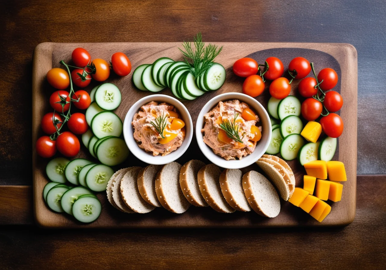 Smoked Fish & Cucumber Bites