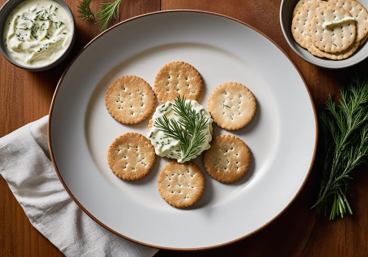 Juniper Matjes on Crackers