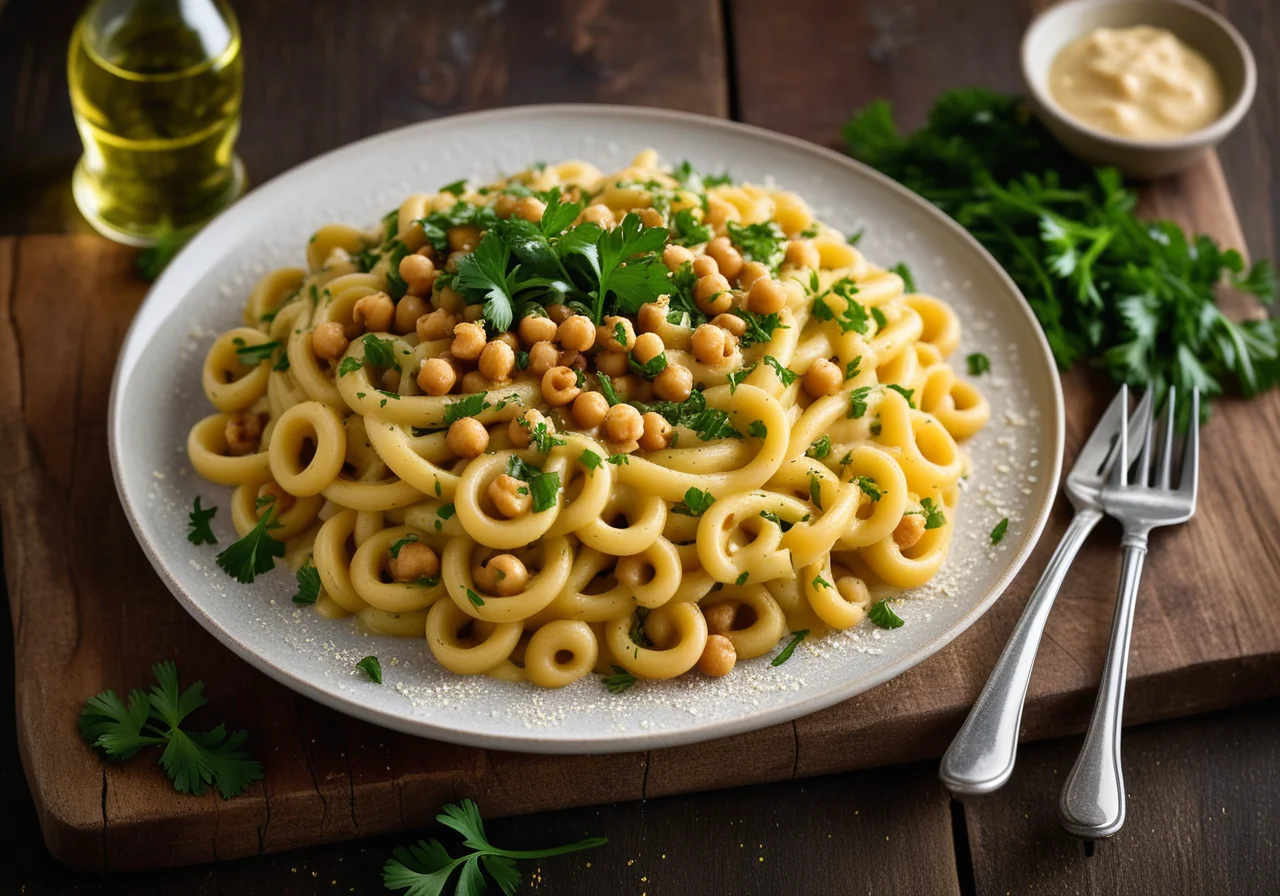 Macaroni with Chickpeas