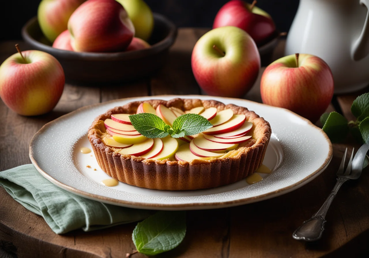 Vanilla Apple Clafoutis