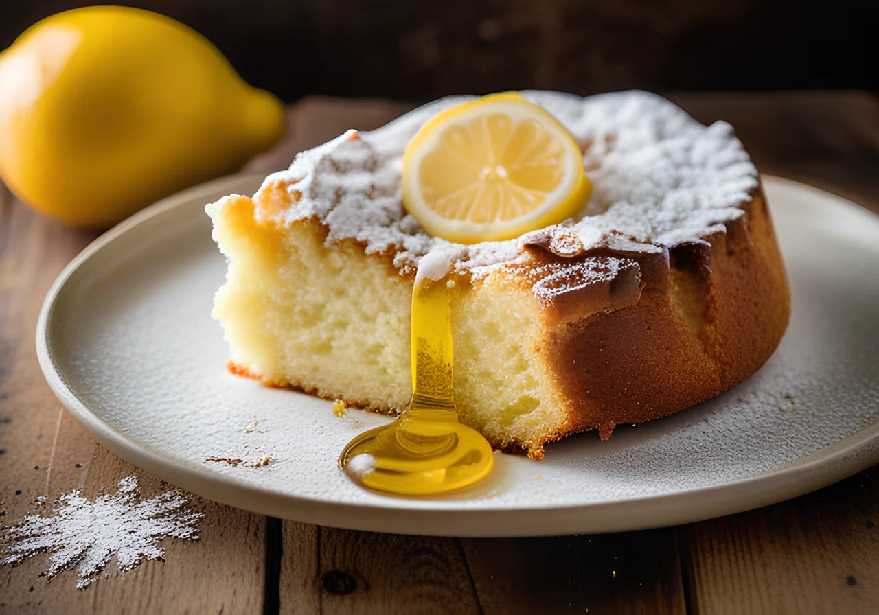 Olive Oil Cake in Italian Style