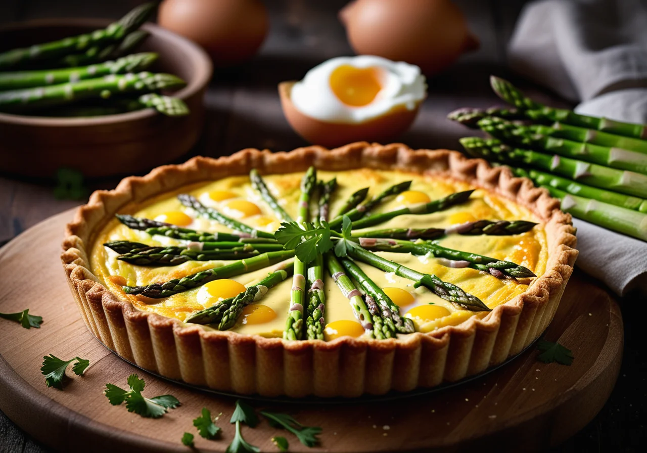 Spargelquiche