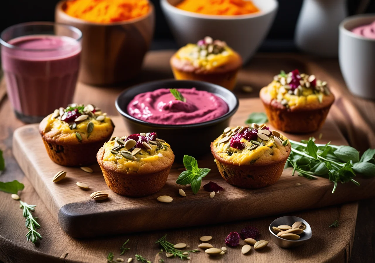 Zucchini Cheese Muffins